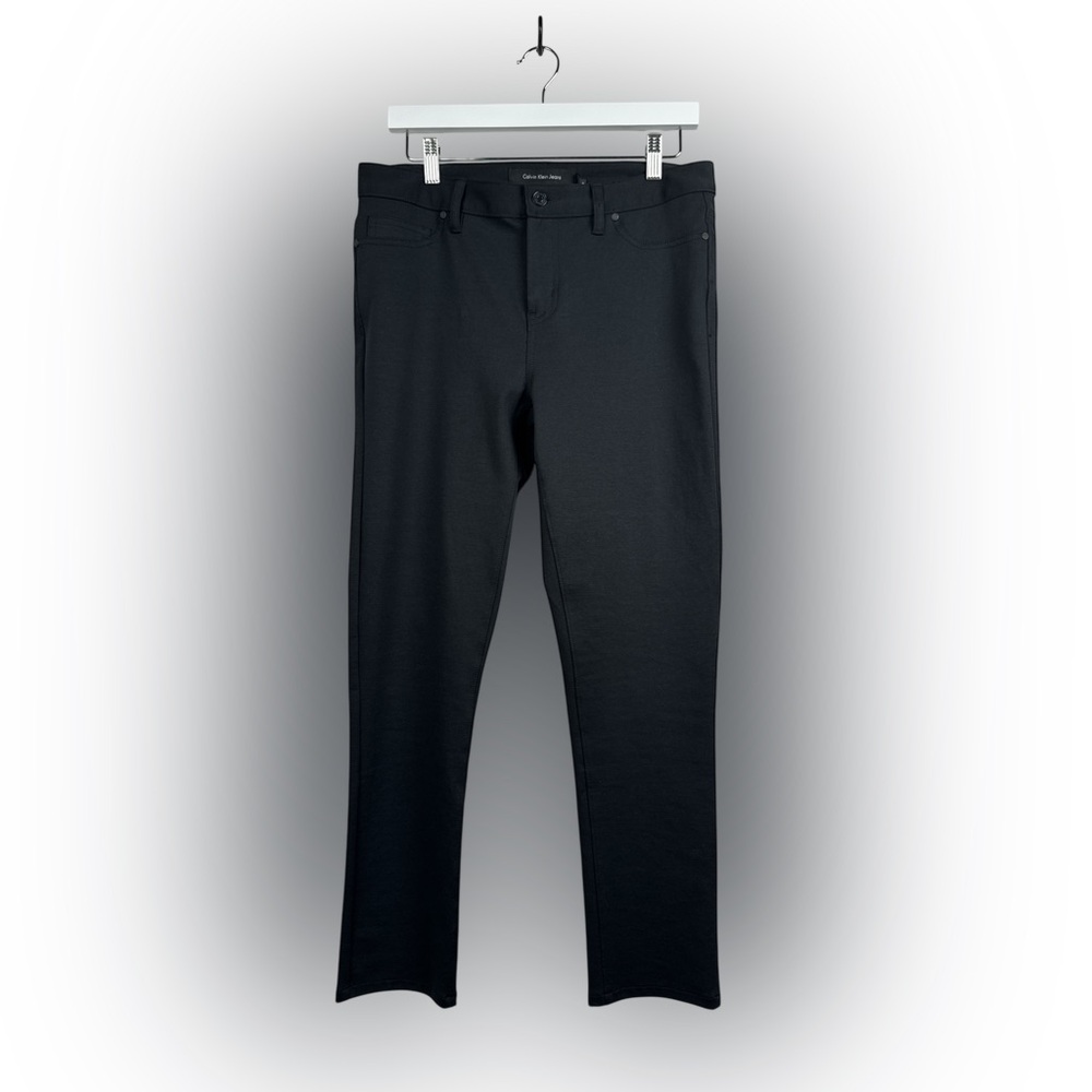 Calvin Klein Black Straight Leg Pants‎